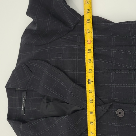 City Unltd. NWT Stretch Plaid Blazer/Suit Jacket Women's sz. 8 - Picture 11 of 13